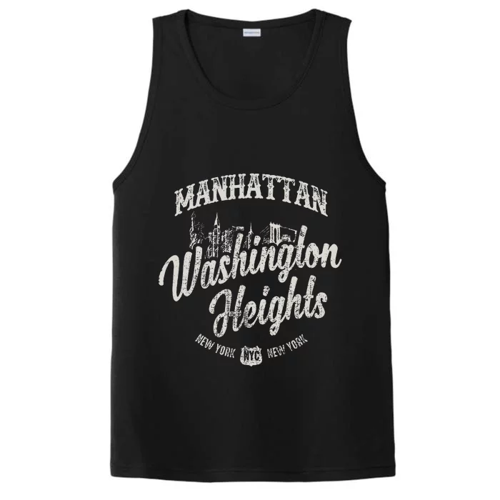 New York Manhattan Washington Heights Performance Tank