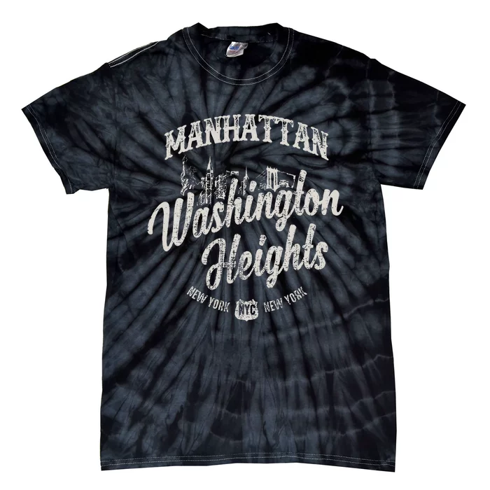 New York Manhattan Washington Heights Tie-Dye T-Shirt