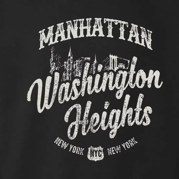 New York Manhattan Washington Heights Toddler Hoodie