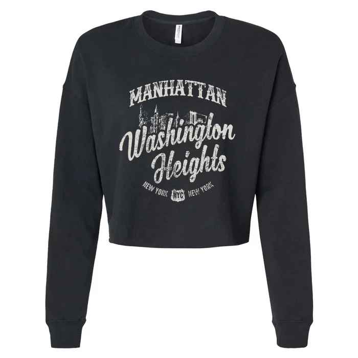 New York Manhattan Washington Heights Cropped Pullover Crew