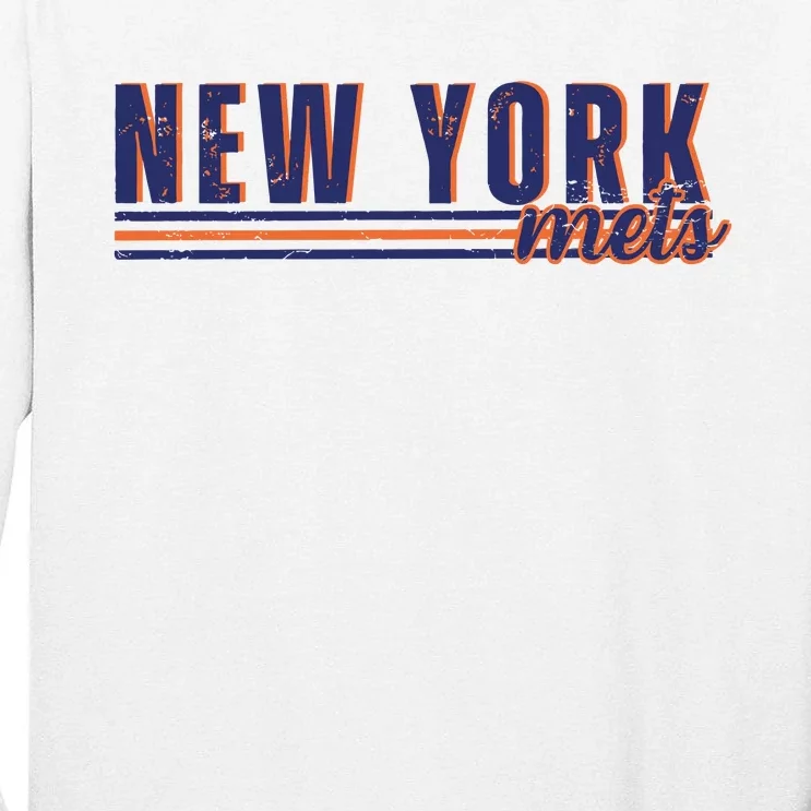 New York Mets Baseball Ny Mets Tall Long Sleeve T-Shirt