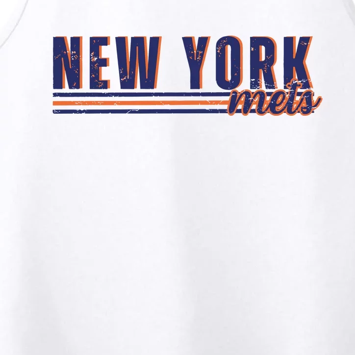 New York Mets Baseball Ny Mets Performance Tank