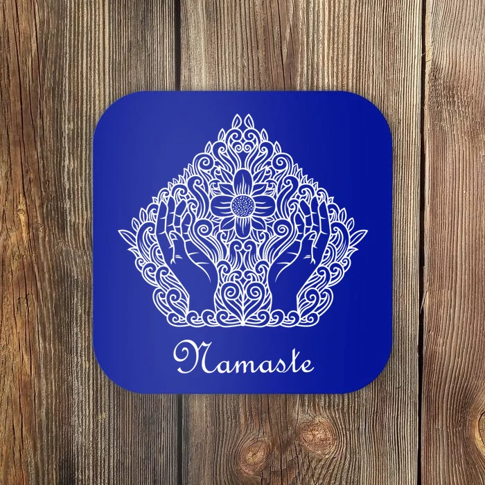 Namaste Yoga Meditation Cute Gift Coaster