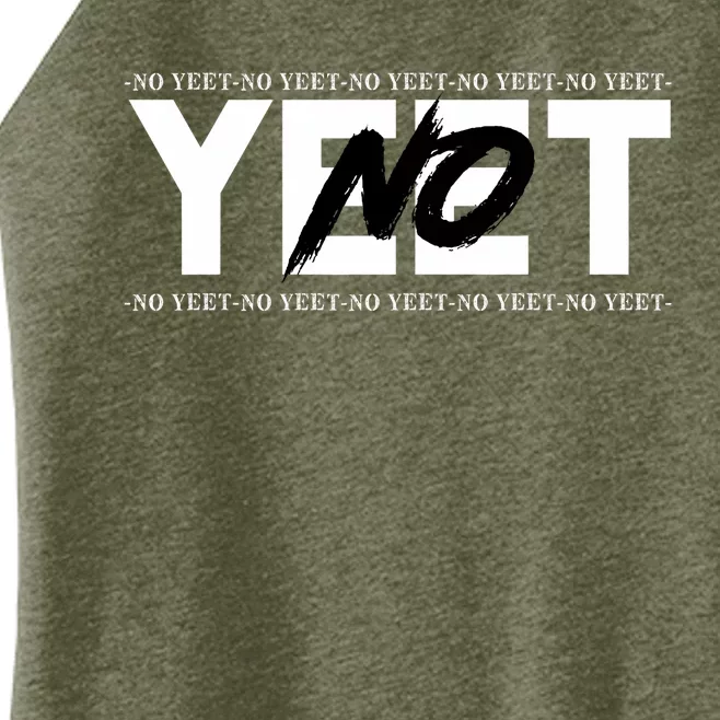 No Yeet Women’s Perfect Tri Rocker Tank