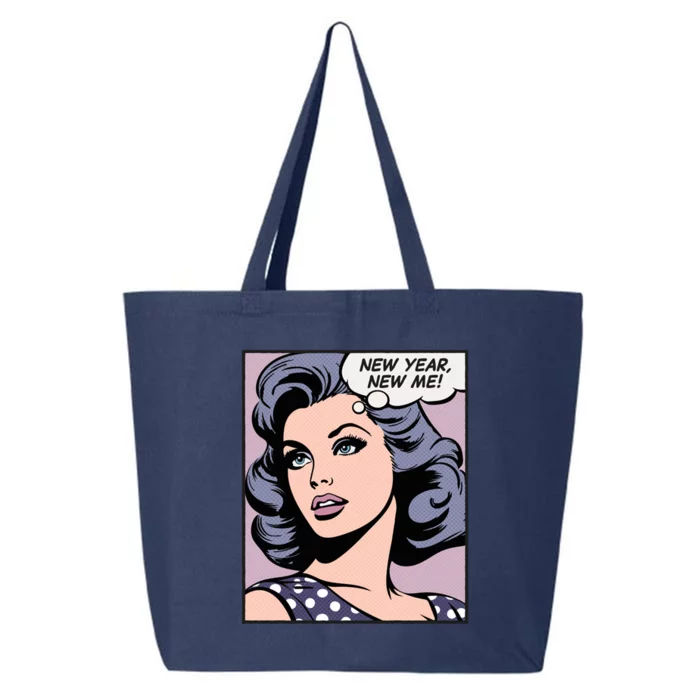 New Year New Me Pop Art Funny Gift 25L Jumbo Tote