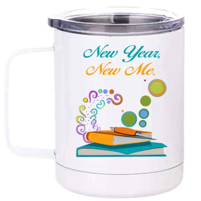 New Year New Me! Great Gift Front & Back 12oz Stainless Steel Tumbler Cup