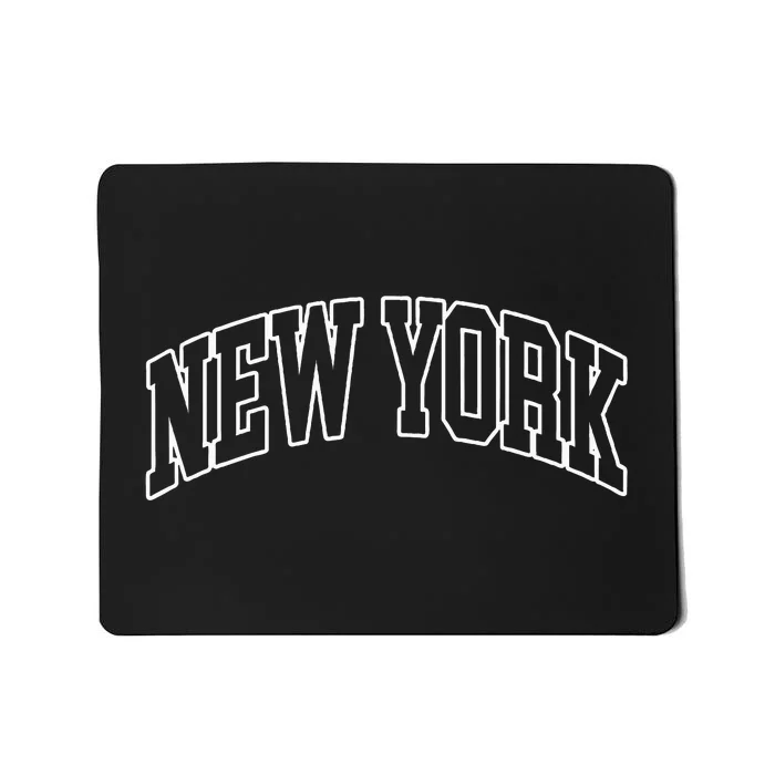 New York Ny Throwback Design Classic Mousepad