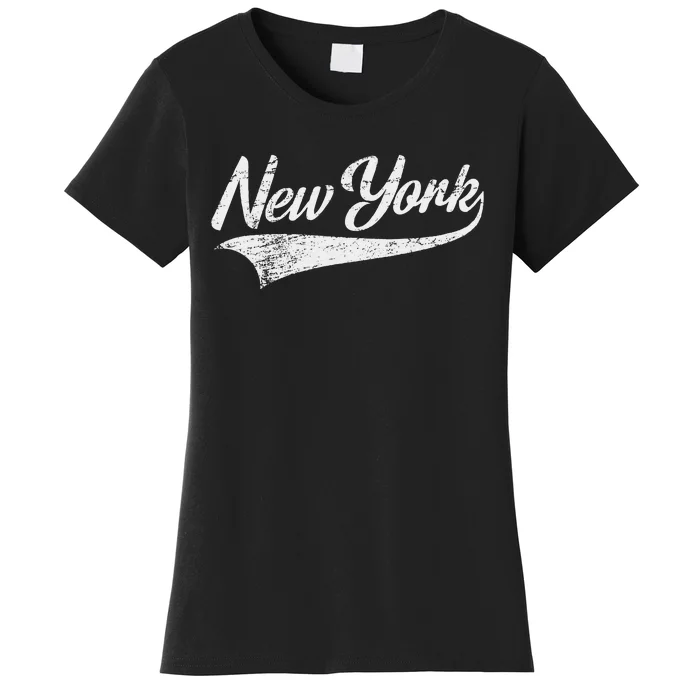 New York Nyc Throwback Design Worn Style Design Classic Women's T-Shirt