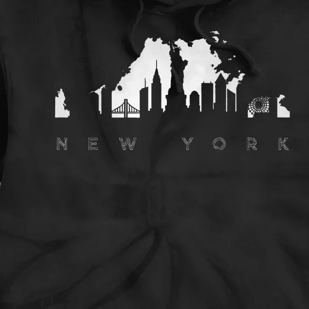 New York Tie Dye Hoodie