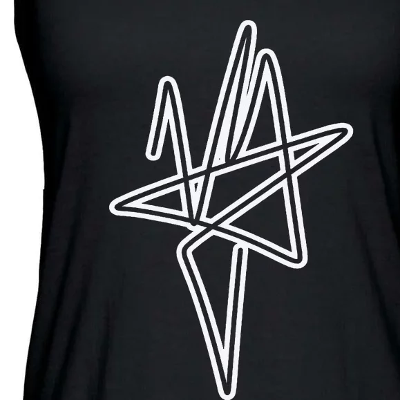 New York NY Anarchy Star Ladies Essential Flowy Tank