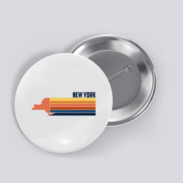 Retro Vintage New York Button