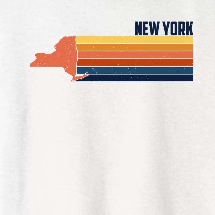 Retro Vintage New York Women's Crop Top Tee