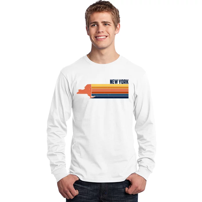 Retro Vintage New York Long Sleeve Shirt