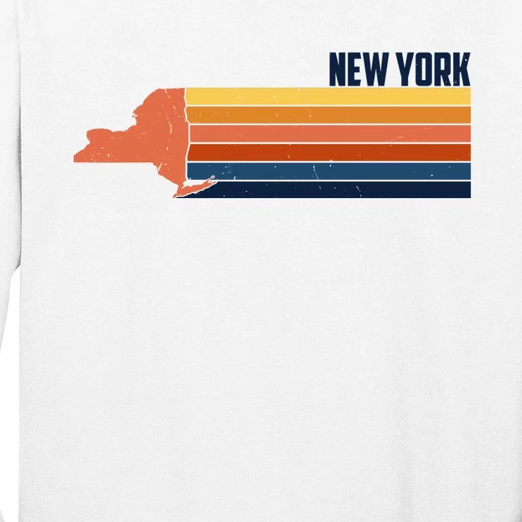 Retro Vintage New York Long Sleeve Shirt