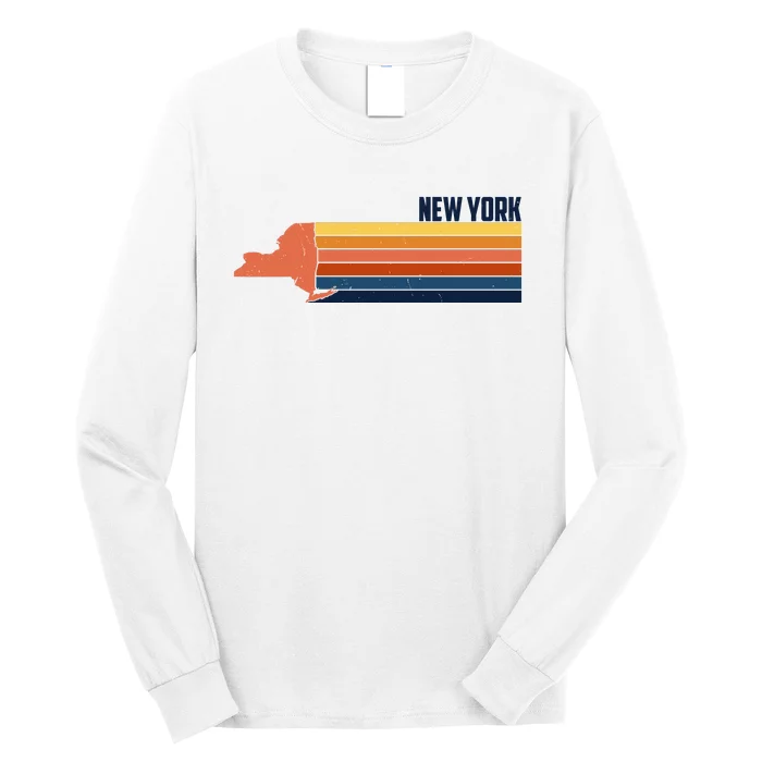 Retro Vintage New York Long Sleeve Shirt