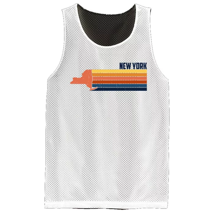 Retro Vintage New York Mesh Reversible Basketball Jersey Tank