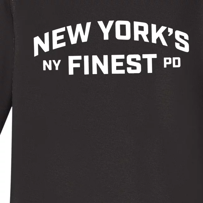 New York’S Ny Finest Baby Long Sleeve Bodysuit