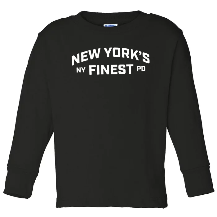 New York’S Ny Finest Toddler Long Sleeve Shirt