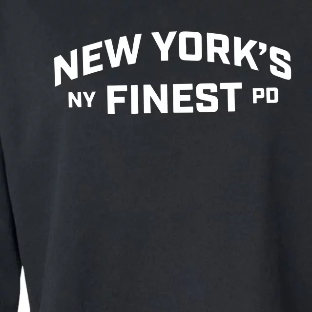 New York’S Ny Finest Cropped Pullover Crew