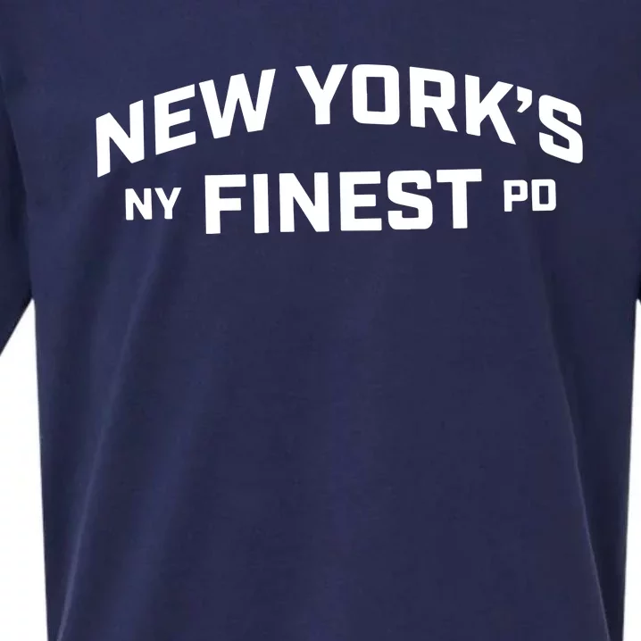 New York’S Ny Finest Sueded Cloud Jersey T-Shirt