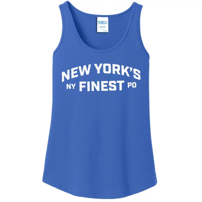 New York’S Ny Finest Pd Ladies Essential Tank