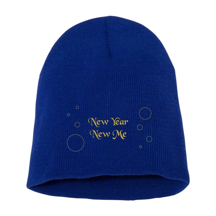 New Year New Me New Year Resolutions Gift Short Acrylic Beanie