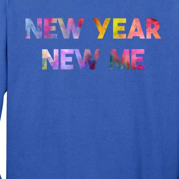 New Year New Me Colorful Gift Long Sleeve Shirt