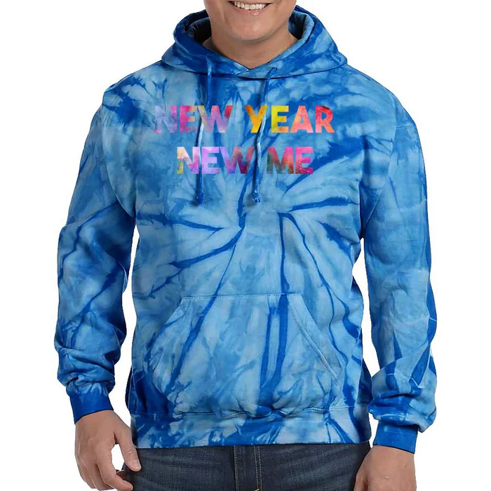 New Year New Me Colorful Gift Tie Dye Hoodie