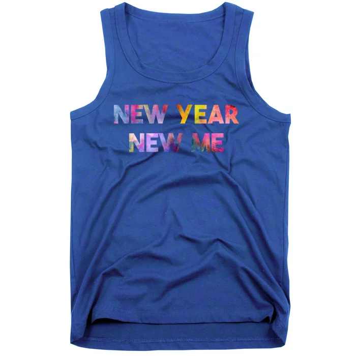 New Year New Me Colorful Gift Tank Top