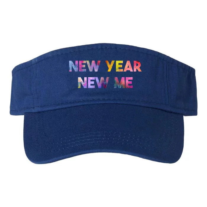 New Year New Me Colorful Gift Valucap Bio-Washed Visor