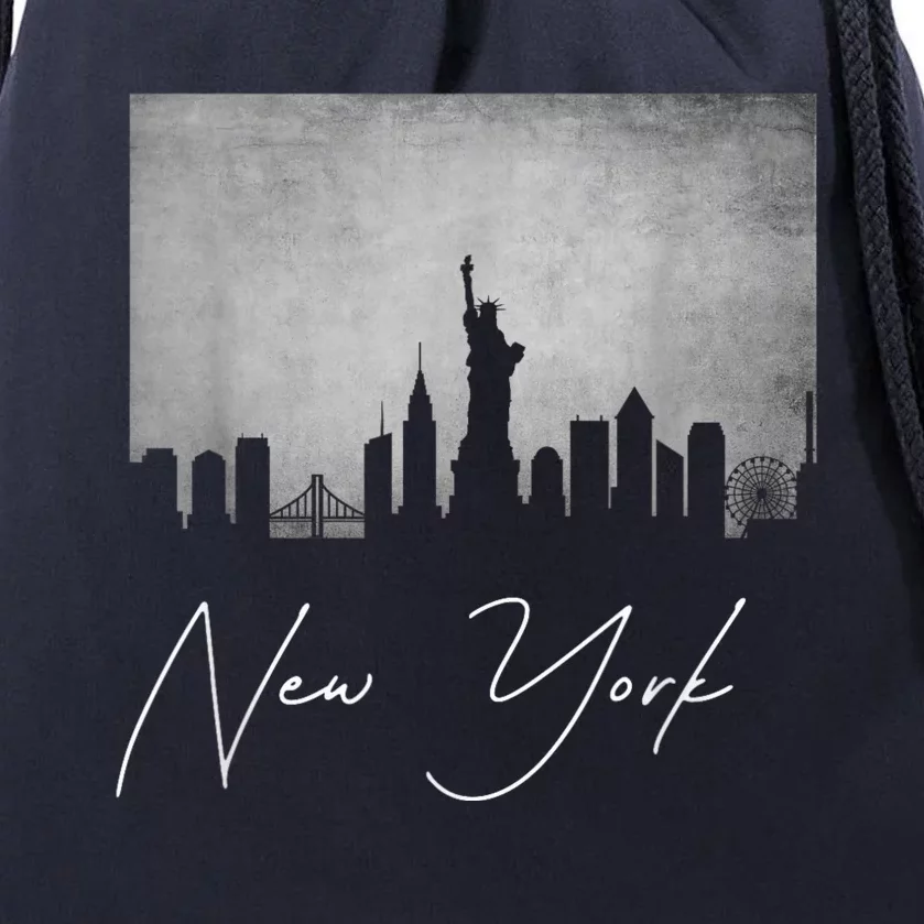 New York Drawstring Bag