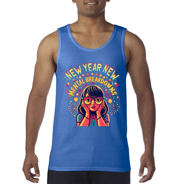 New Year New Tal Breakdowns Cheer To New YearS Eve Party Gift Tank Top