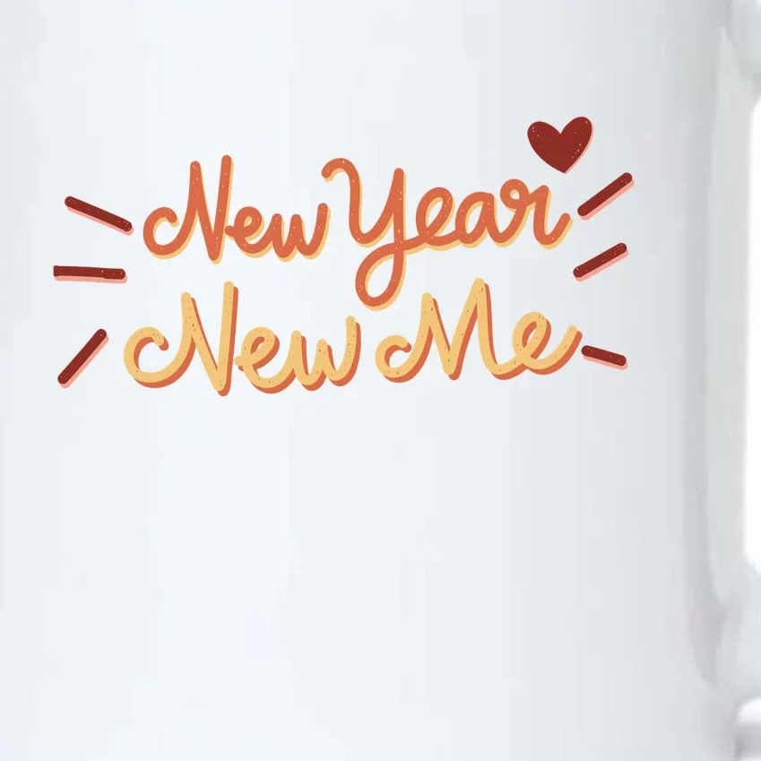 New Year New Me Black Color Changing Mug