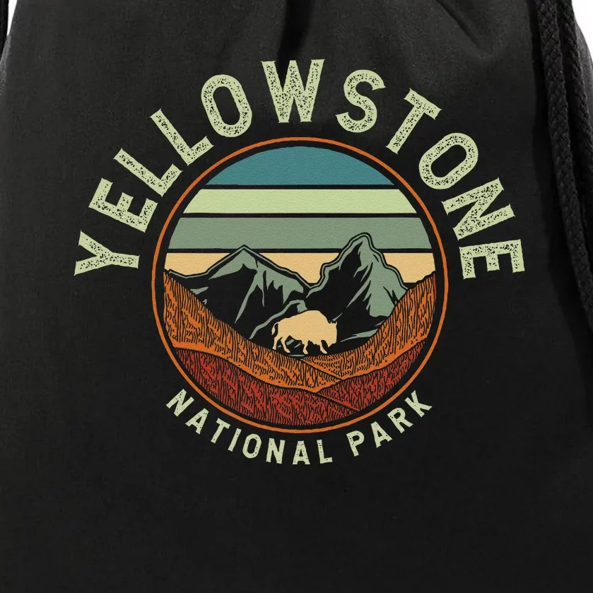 Nature Yellowstone National Park Drawstring Bag