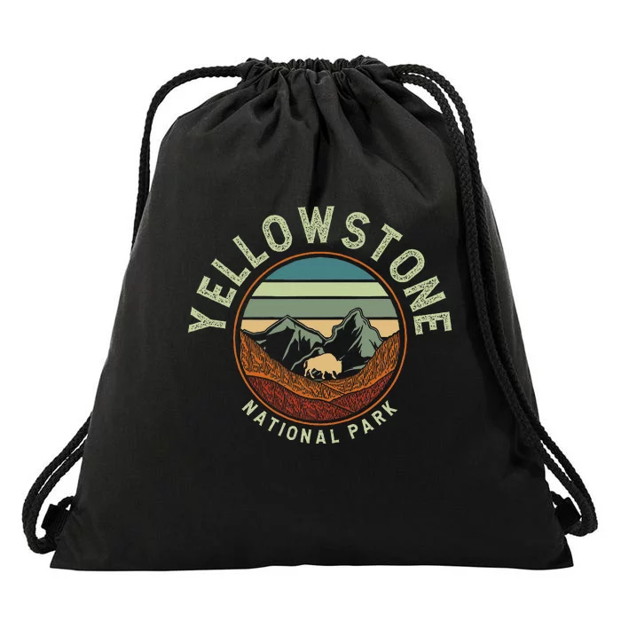 Nature Yellowstone National Park Drawstring Bag