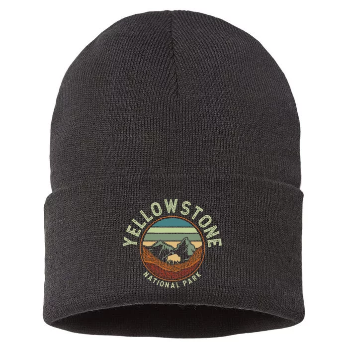 Nature Yellowstone National Park Sustainable Knit Beanie