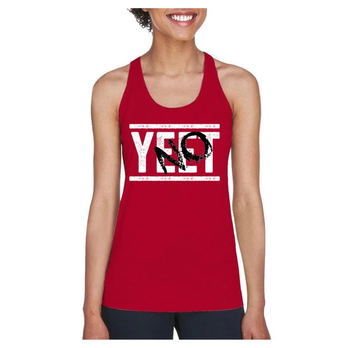 No Yeet Women's Racerback Tank