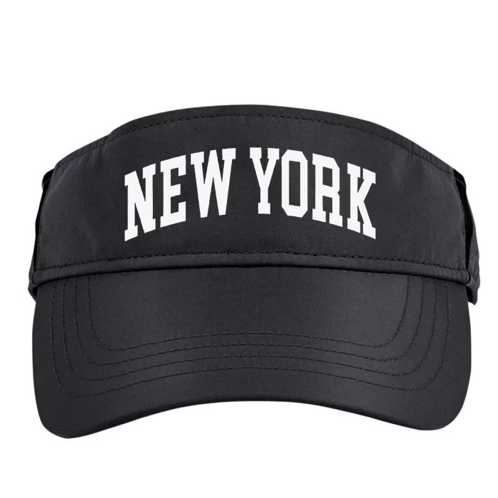 New York Nyc Throwback Design Classic Adult Drive Performance Visor