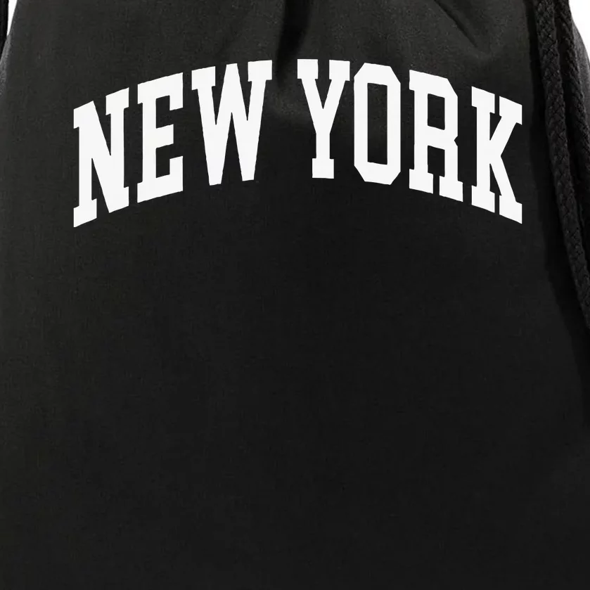 New York Nyc Throwback Design Classic Drawstring Bag