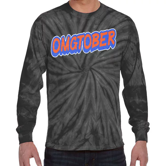 New York Omgtober Tie-Dye Long Sleeve Shirt