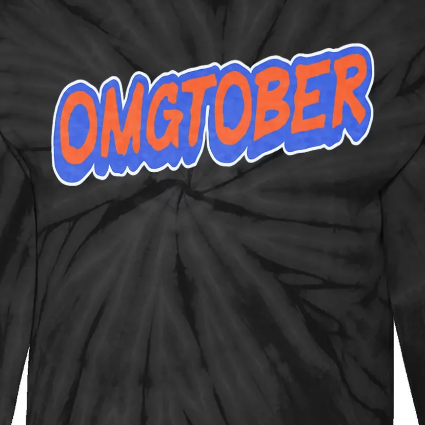 New York Omgtober Tie-Dye Long Sleeve Shirt