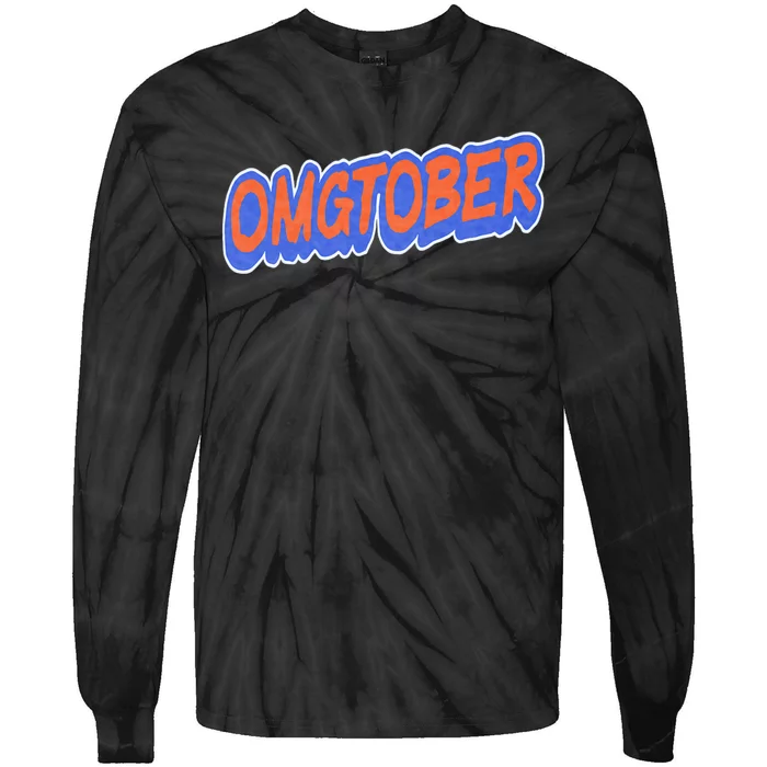 New York Omgtober Tie-Dye Long Sleeve Shirt