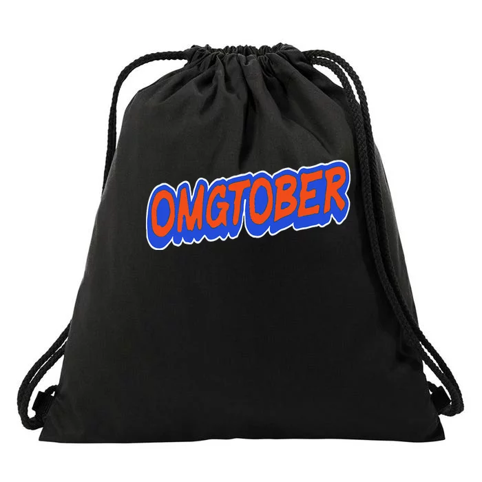 New York Omgtober Drawstring Bag