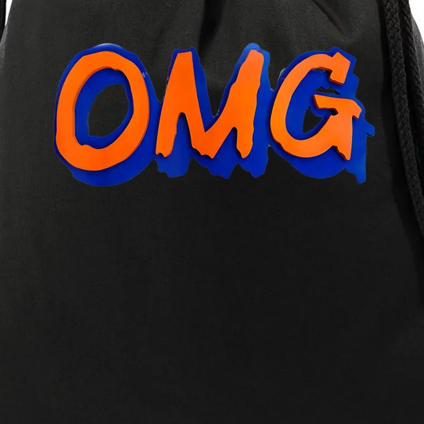 New York Omg Top Aligned Drawstring Bag