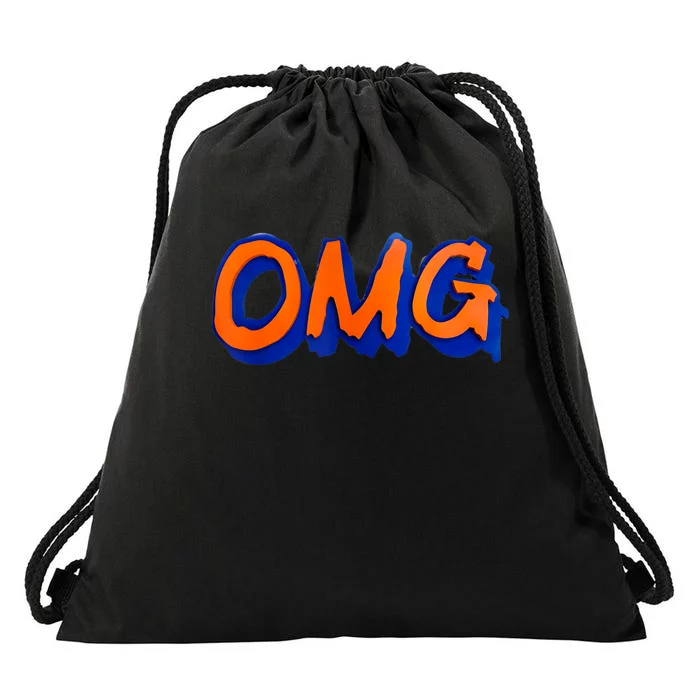 New York Omg Top Aligned Drawstring Bag