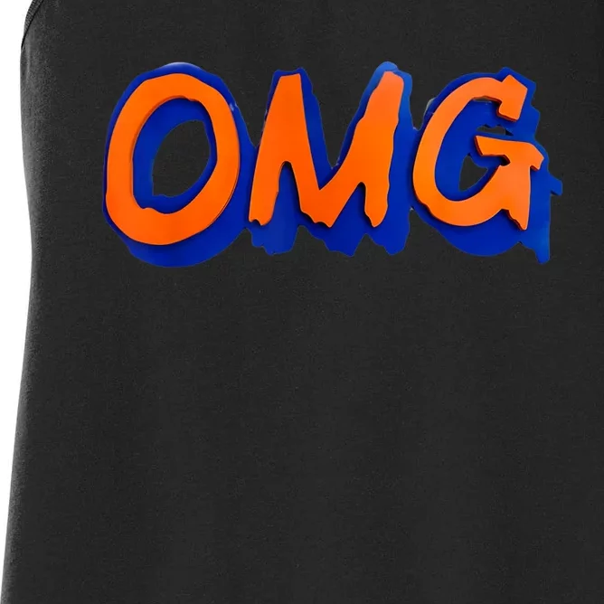 New York Omg Top Aligned Women's Racerback Tank