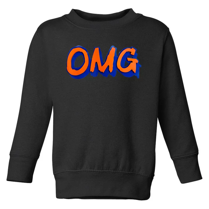 New York Omg Top Aligned Toddler Sweatshirt