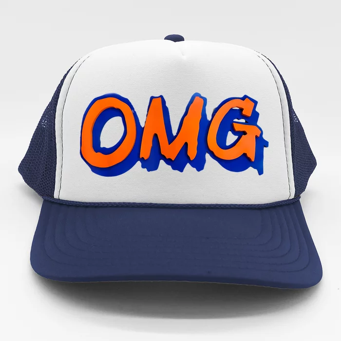 New York Omg Top Aligned Trucker Hat