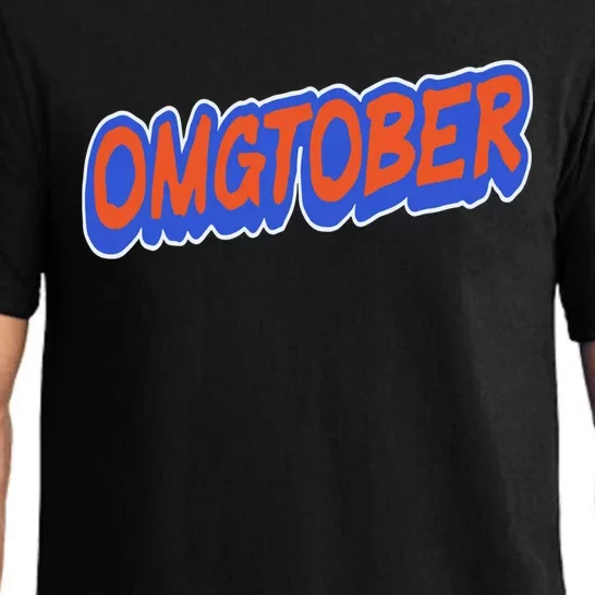 New York Omgtober Baseball Fans Pajama Set