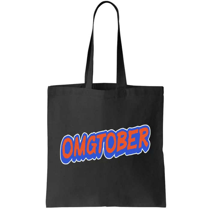 New York Omgtober Baseball Fans Tote Bag